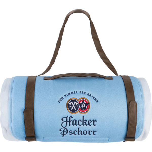 Hacker-Pschorr picnic blanket